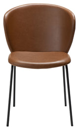 STAY Dining chair, light brown art. Leather