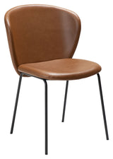 STAY Dining chair, light brown art. Leather