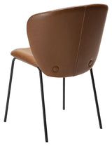 STAY Dining chair, light brown art. Leather