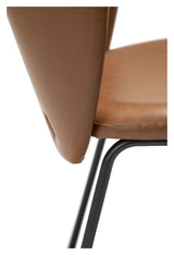 STAY Dining chair, light brown art. Leather