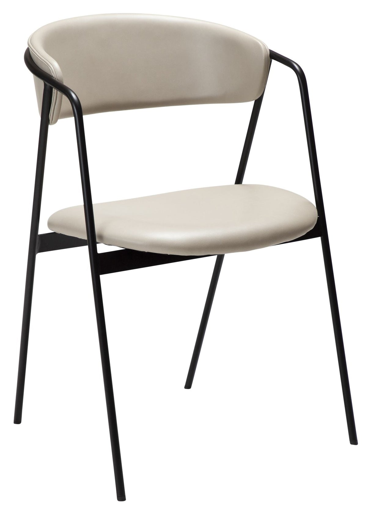 SWELL Dining chair, Cashmere art. Leather