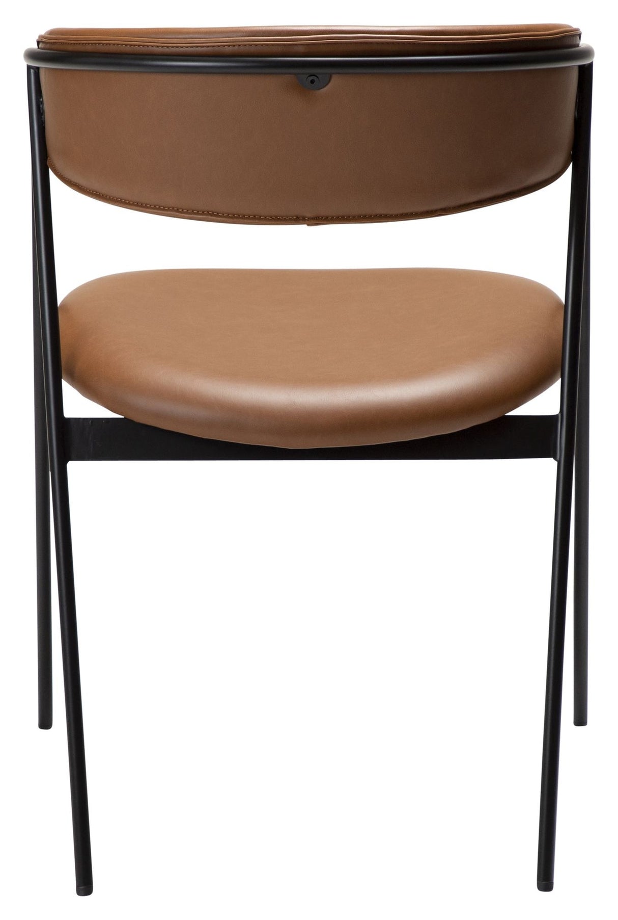 SWELL Dining chair, light brown art. Leather