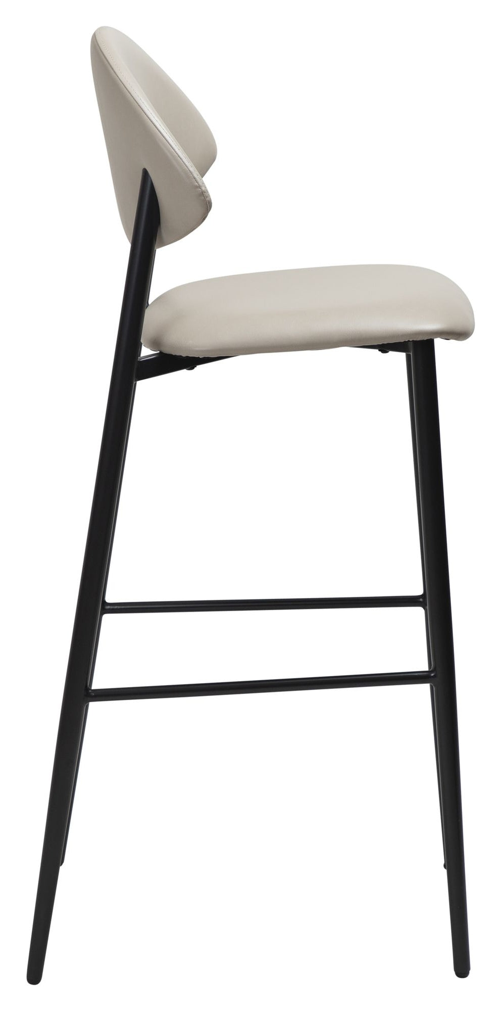 TUSH Bar stool, Cashmere art. Leather