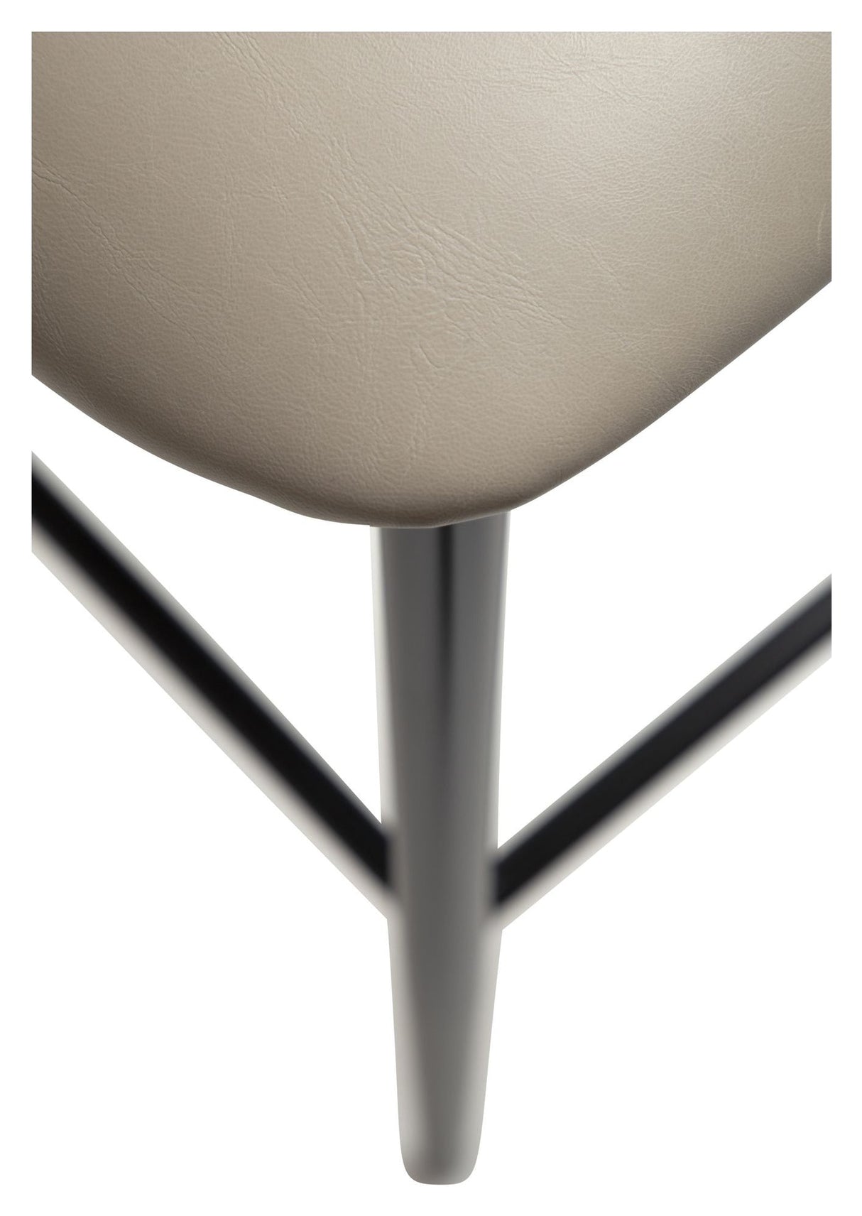 TUSH Bar stool, Cashmere art. Leather