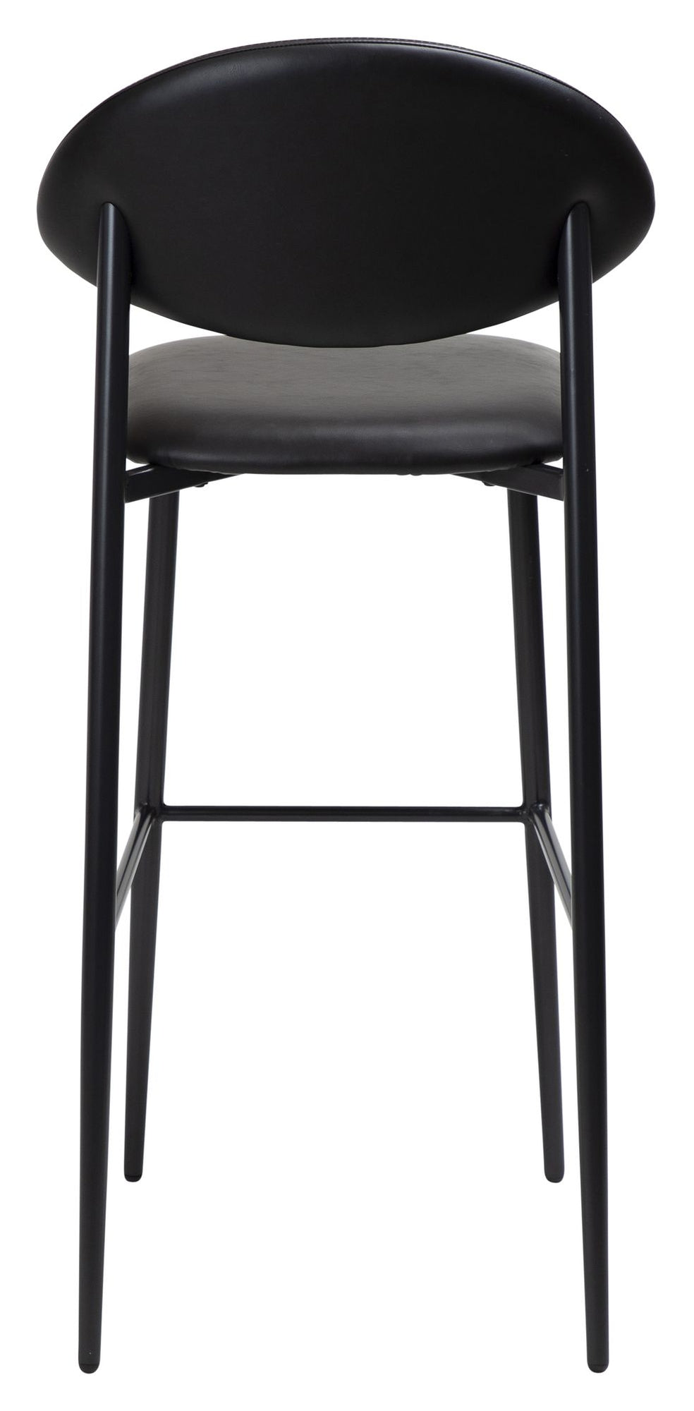 TUSH Bar stool, black art. Leather