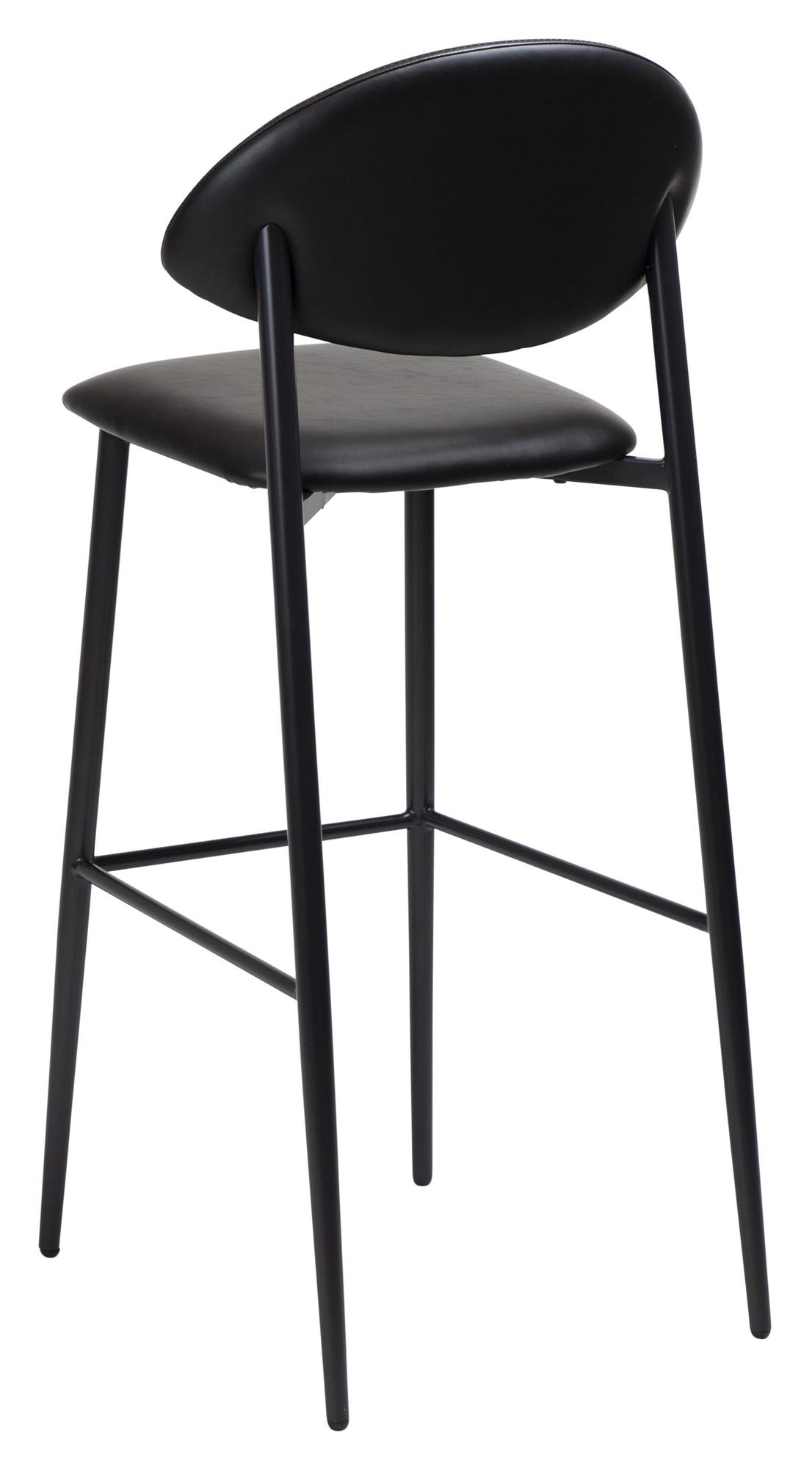 TUSH Bar stool, black art. Leather