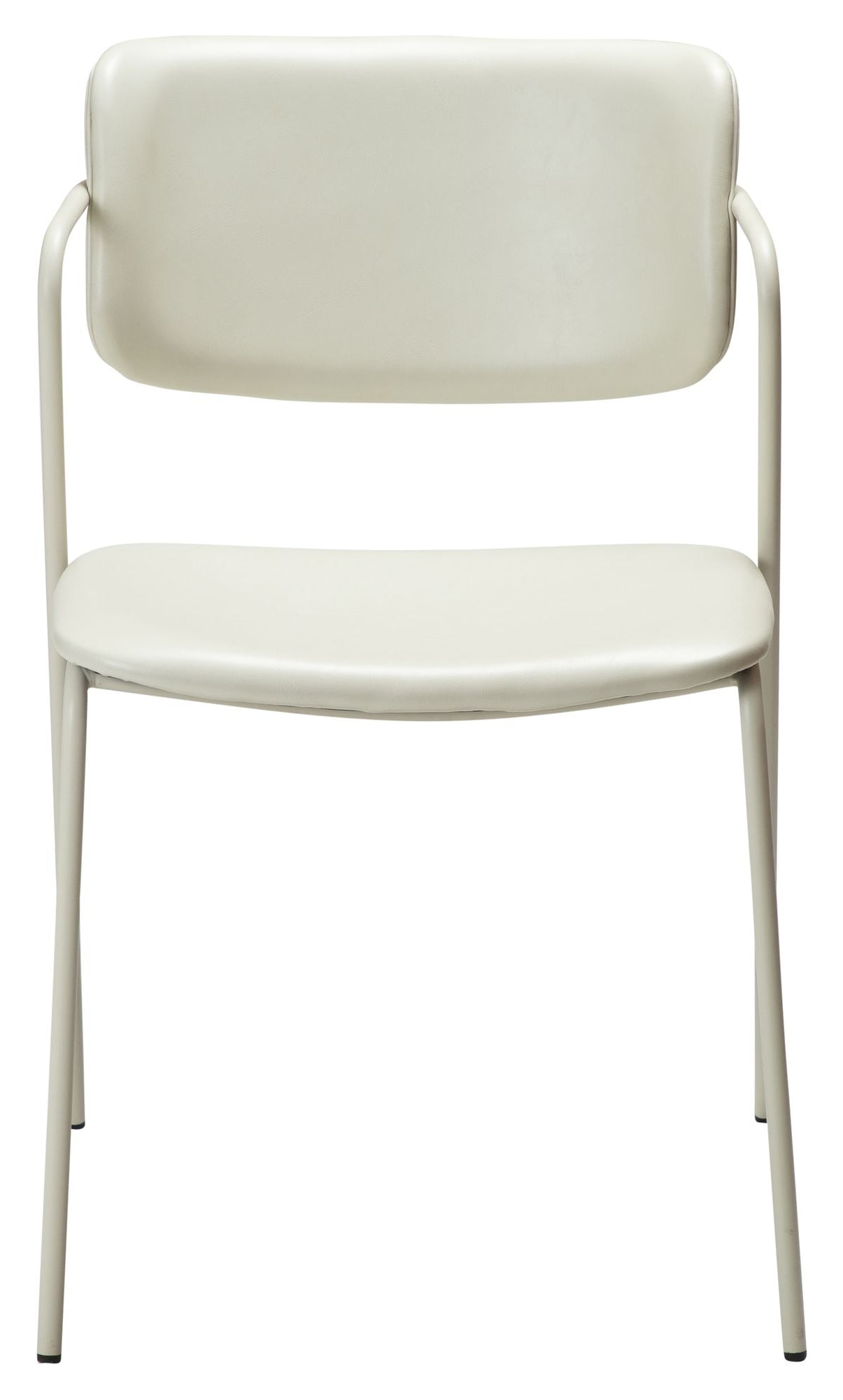 ZED Dining Chair, White/Beige