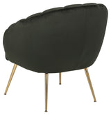 Daniella Armchair, Dark Green Velvet