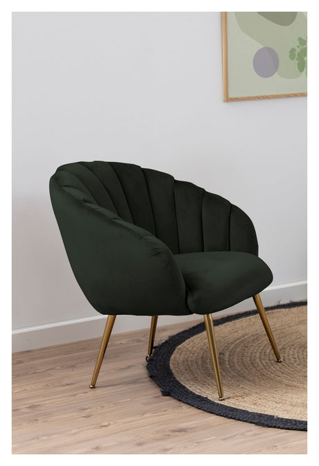 Daniella Armchair, Dark Green Velvet