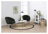 Daniella Armchair, Dark Green Velvet