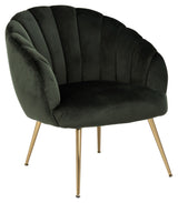 Daniella Armchair, Dark Green Velvet