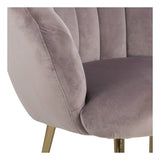 Daniella Armchair, Rosa Velour