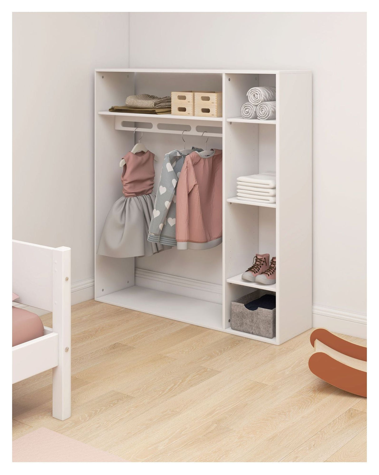 Roomie Open Wardrobe, White