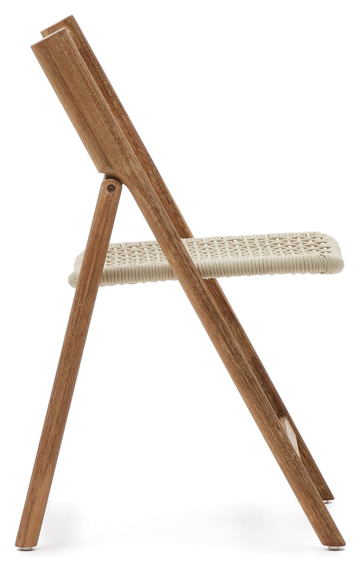 Dandara, folding chair - oak/white