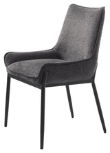 Calgary, dining chair w/armrests – gray