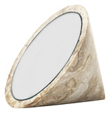 Spinning Top Mirror, Ø14, Gray marble