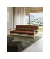 Unwind Sofa bed 190x100, clay brown