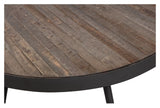 Maxime Coffee table, Recycled wood, Nature, 46xØ54cm