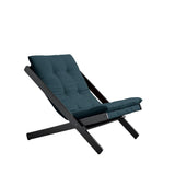 Boogie Lounge Chair, Petroleum Blue/Black