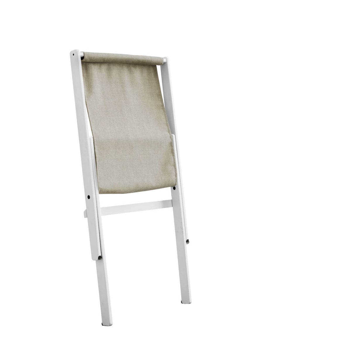 Boogie Lounge Chair, Linen/White