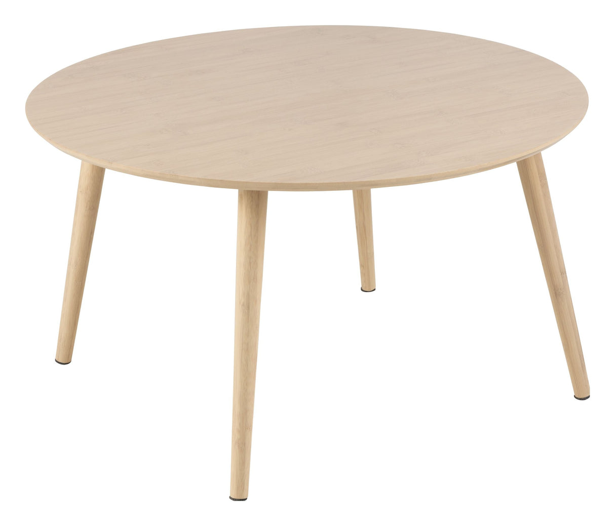 Roslin Coffee table, Lacquered bamboo, Ø80x45