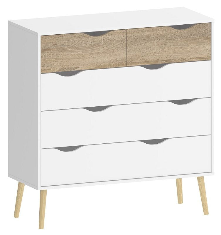 Delta chest of drawers - white