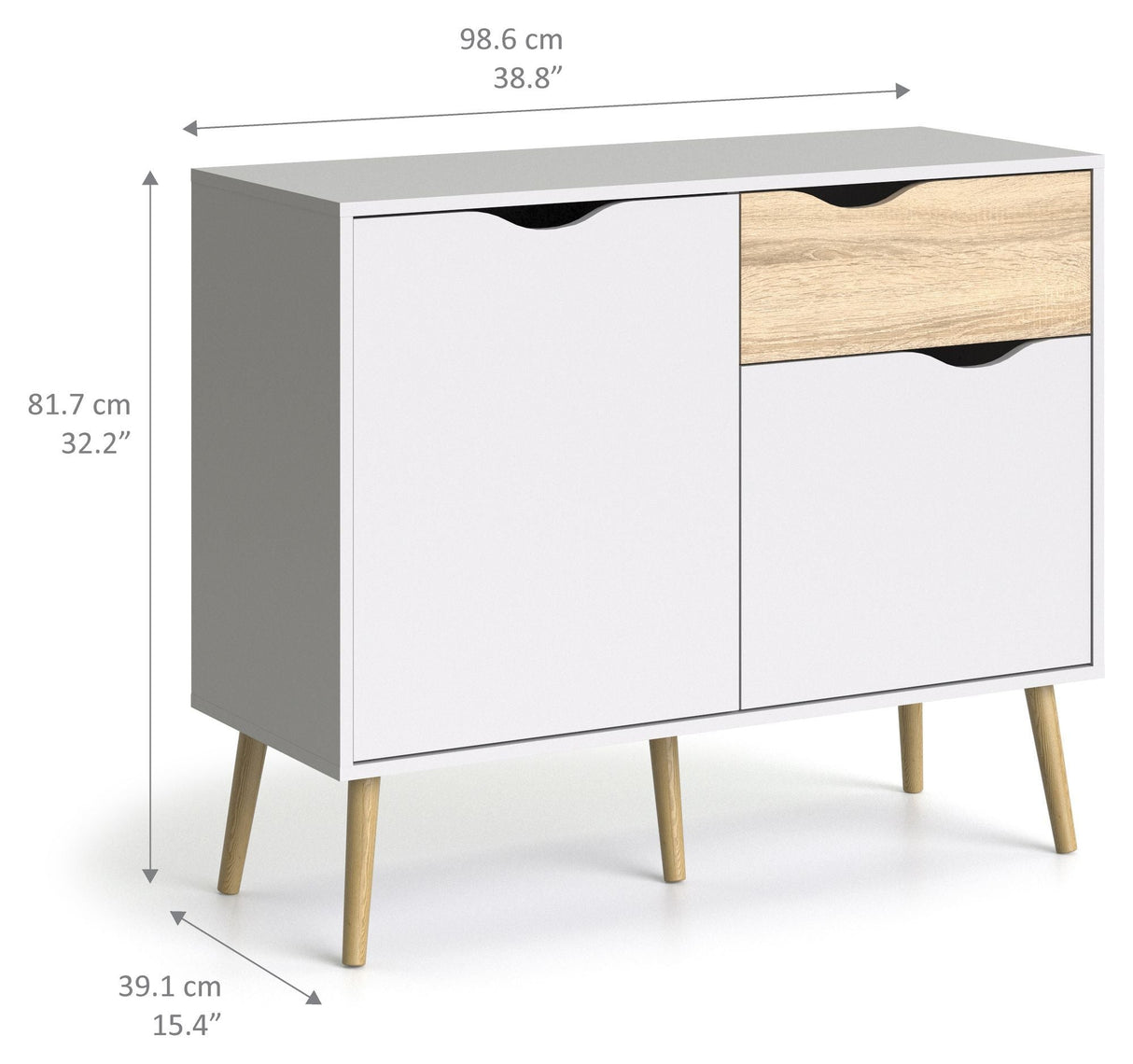 Delta Sideboard - White B:98