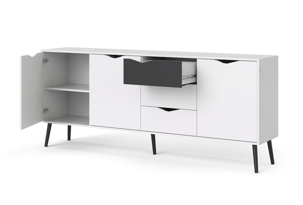 Delta Sideboard w/3 drawers - Black