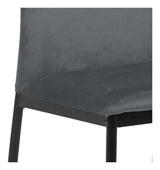 Demina Dining chair, Dark gray fabric