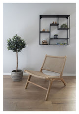 Derby Lounge Chair, Teak and Polyrattan