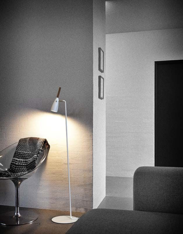 dftp Pure Floor Lamp, White