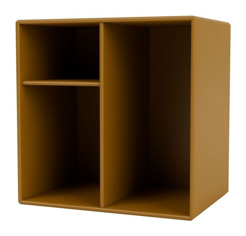 Mini 1202 Shelving Module with shelves, Amber