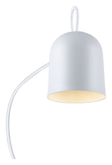 Angle Lamp w. clamp, White/Gray