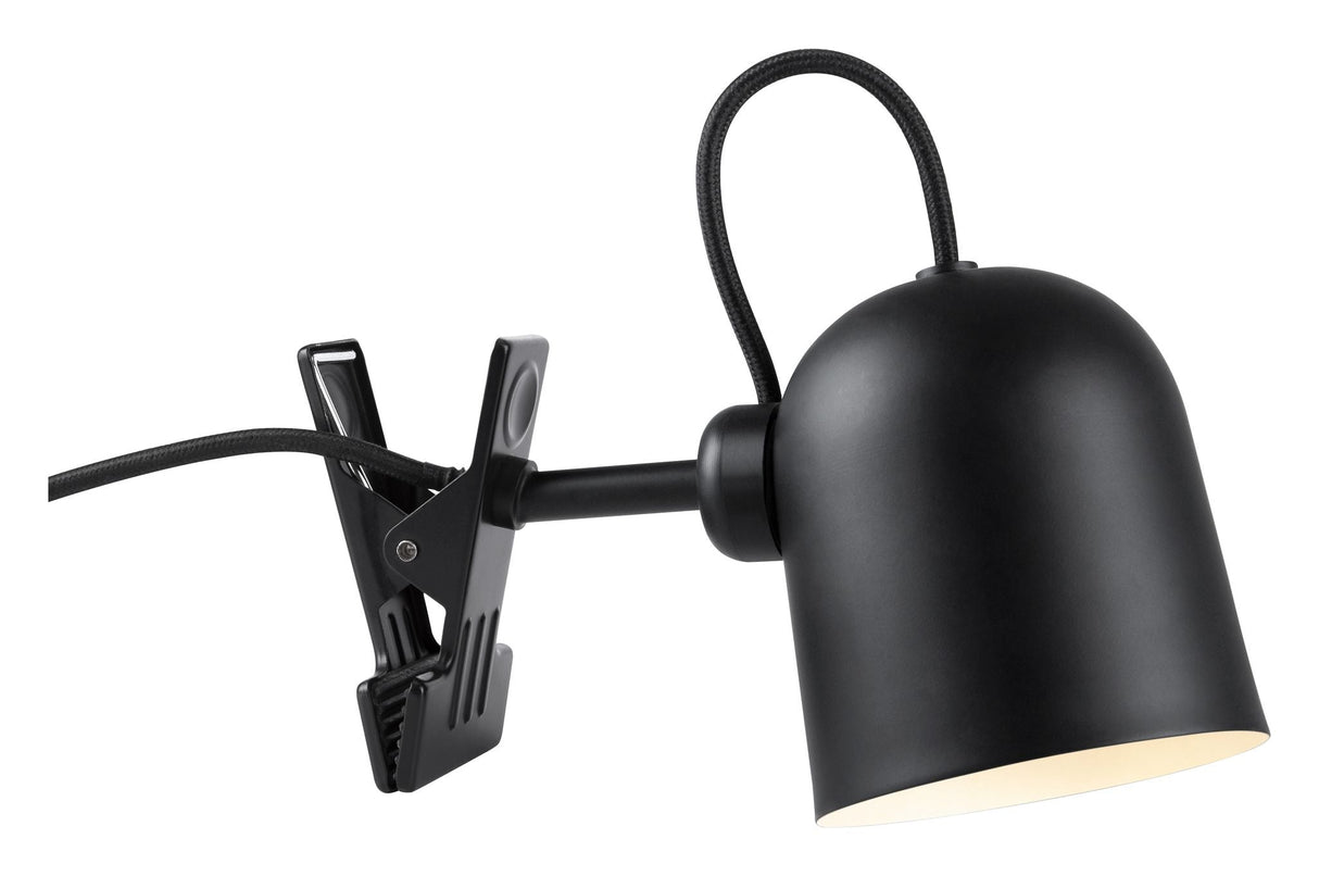 Angle Lamp w. clamp, Black