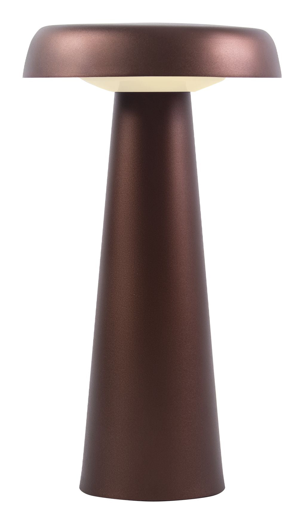 Arcello Table lamp LED, Brown-plated brass