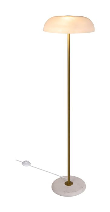 Glossy Floor Lamp, White