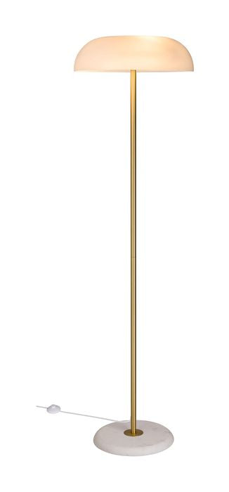 Glossy Floor Lamp, White