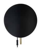 Spargo Wall Lamp, Black/Brass