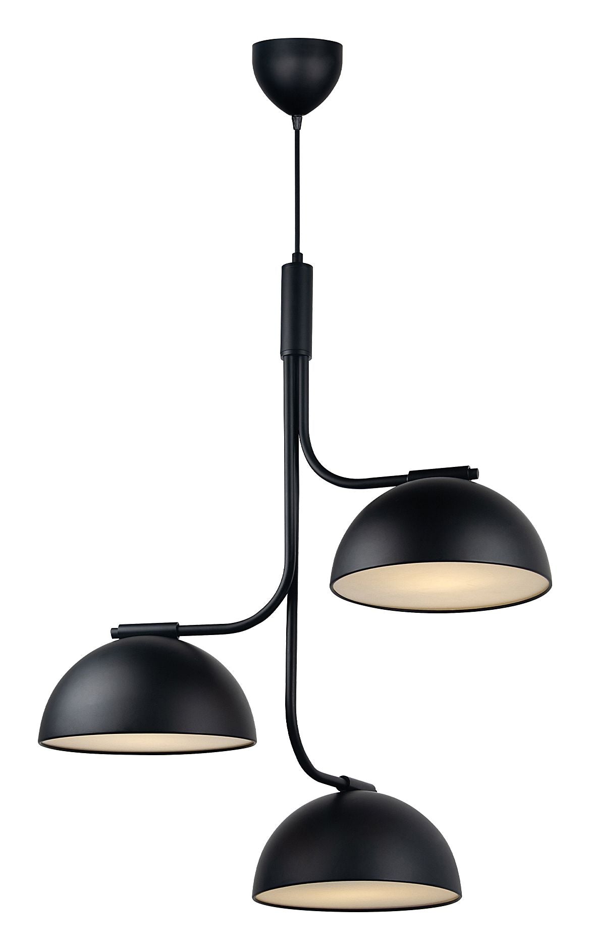 Tullio 3 Pendant, Black