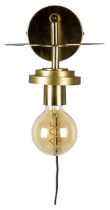 Dutchbone Aden Wall Lamp, Brass