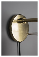 Dutchbone Aden Wall Lamp, Brass