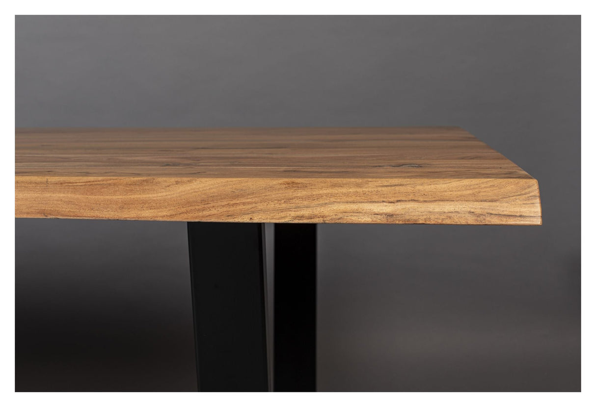 Dutchbone Aka Dining Table Acacia/Black, 180x90