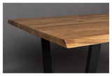 Dutchbone Aka Dining Table Acacia/Black, 180x90