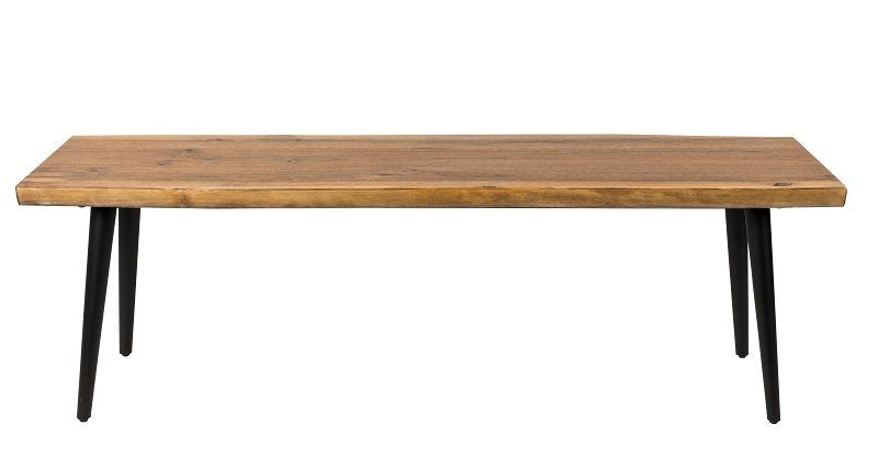 Dutchbone Alagon Bench 120x40, Black Legs