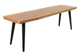 Dutchbone Alagon Bench 120x40, Black Legs