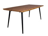 Dutchbone Alagon Dining Table 180x90, Black Legs