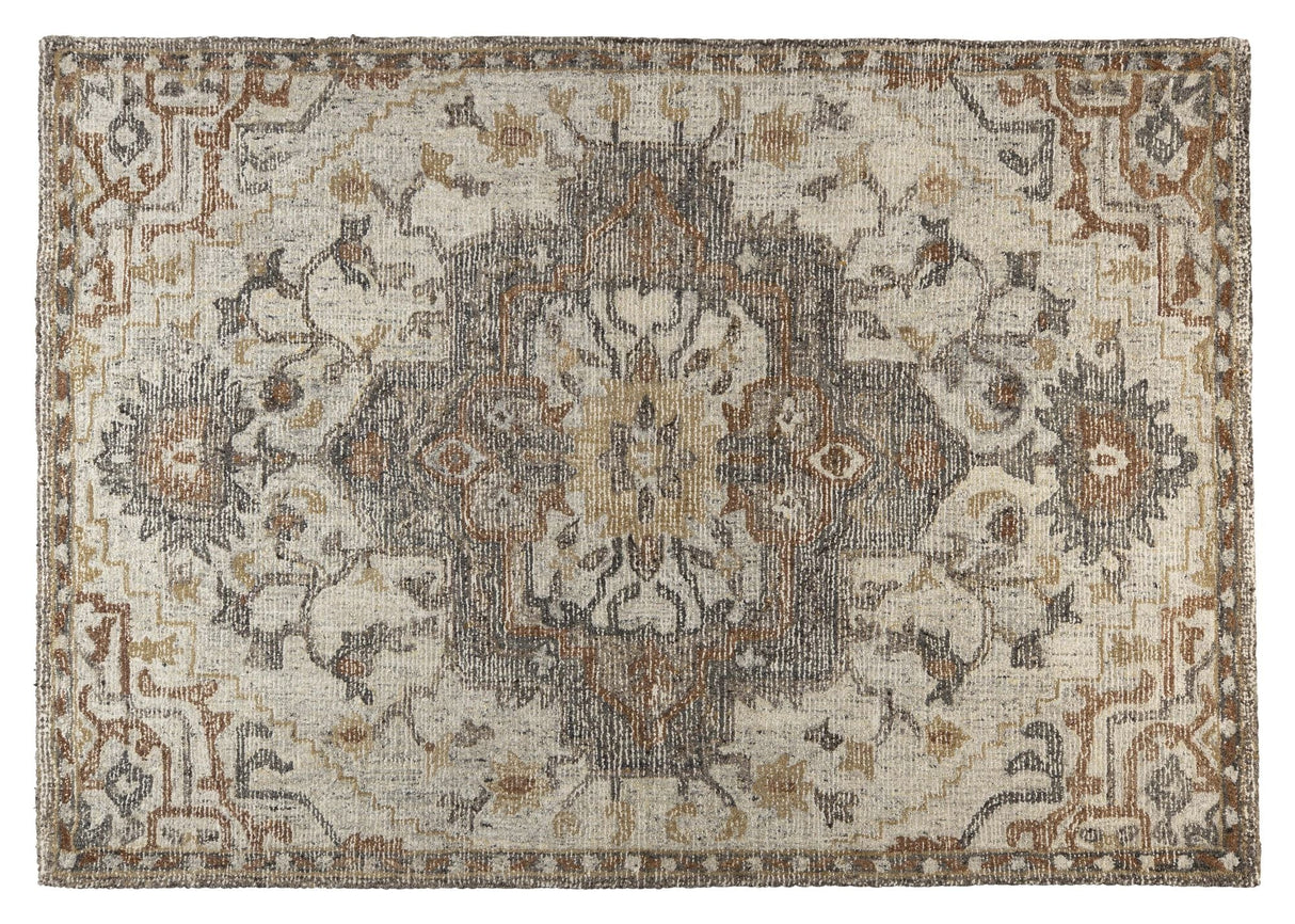 Amori Rug 160X230, Gray/Pattern