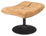 Dutchbone Bar Footstool, Golden Brown Velvet