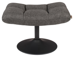 Dutchbone Bar Footstool, Dark Gray