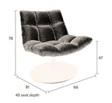 Dutchbone Bar Lounge Chair, Light Gray